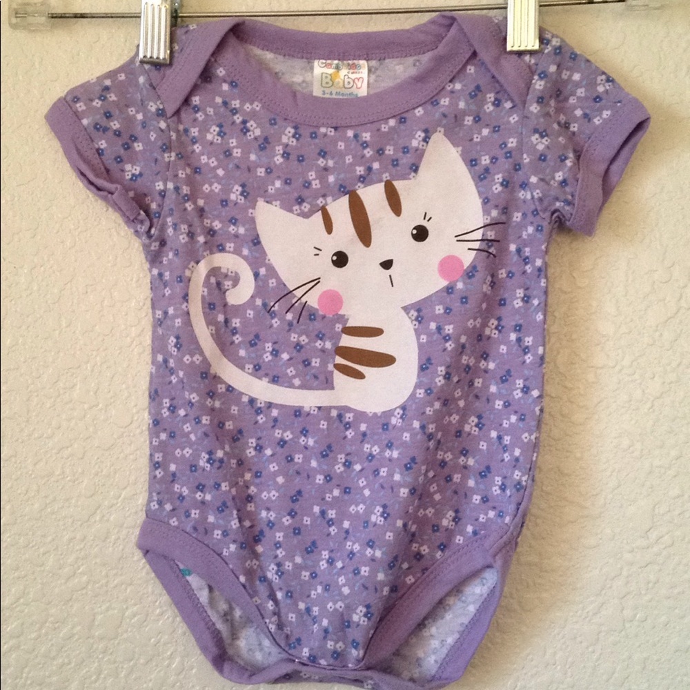 FINAL MARKDOWN Little Girl's Cambridge Classics Onesie (3-6m)